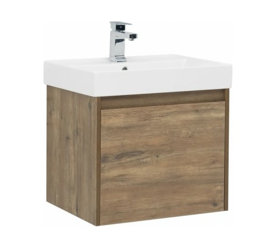Изображение товара Тумба Aquanet Nova Lite 60 1+1 ящик, цвет дуб рустикальный 00249511
