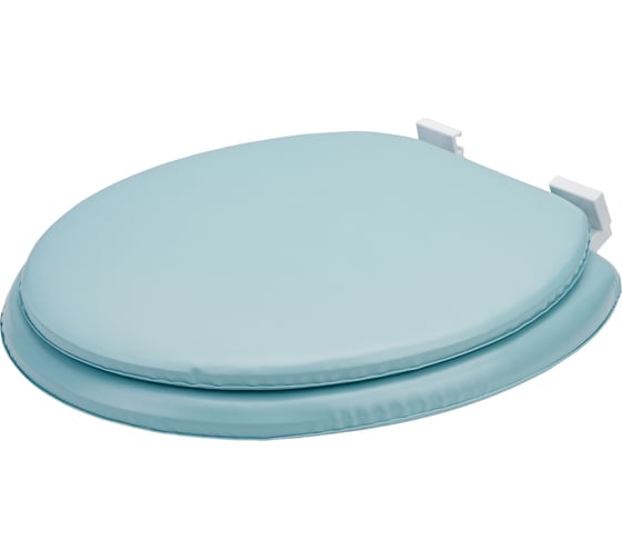 Изображение товара Сиденье для унитаза Мультипласт Групп мягкое, голубое MPG8136