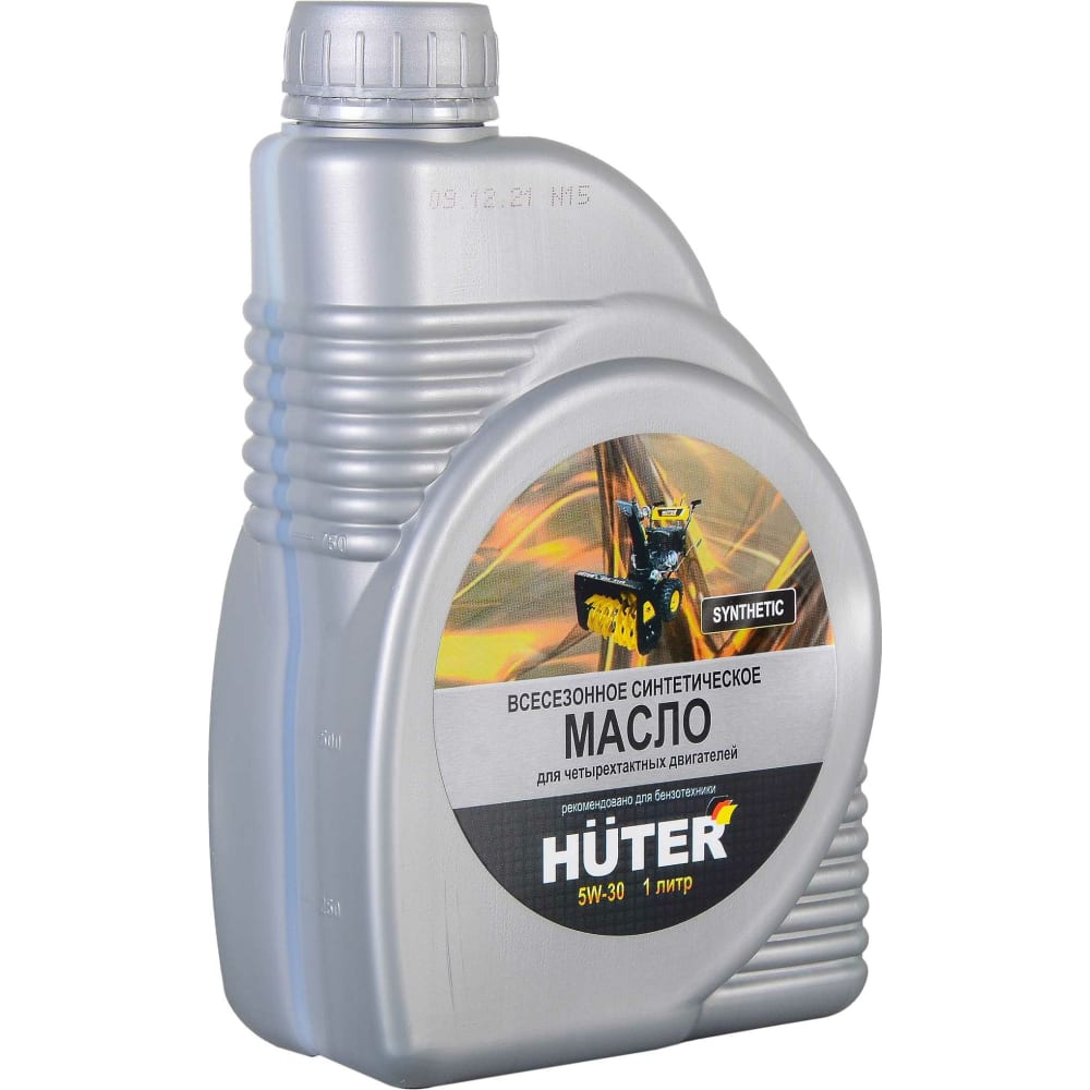 Моторное синтетическое масло для 4-х тактных двигателей Huter масло моторное синтетическое huter 5w 30 1 л