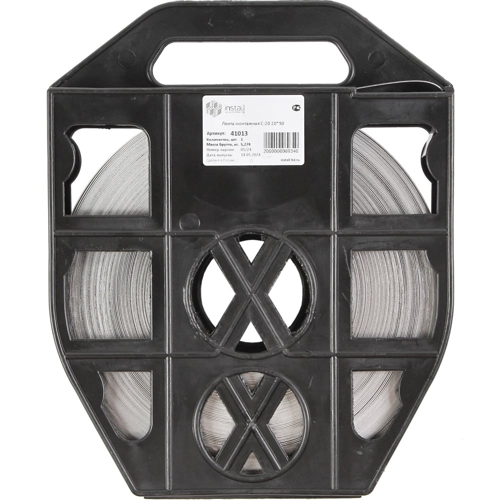 Изображение товара Монтажная лента Installgroup C-20 20x50 из нержавеющей стали, 50 м