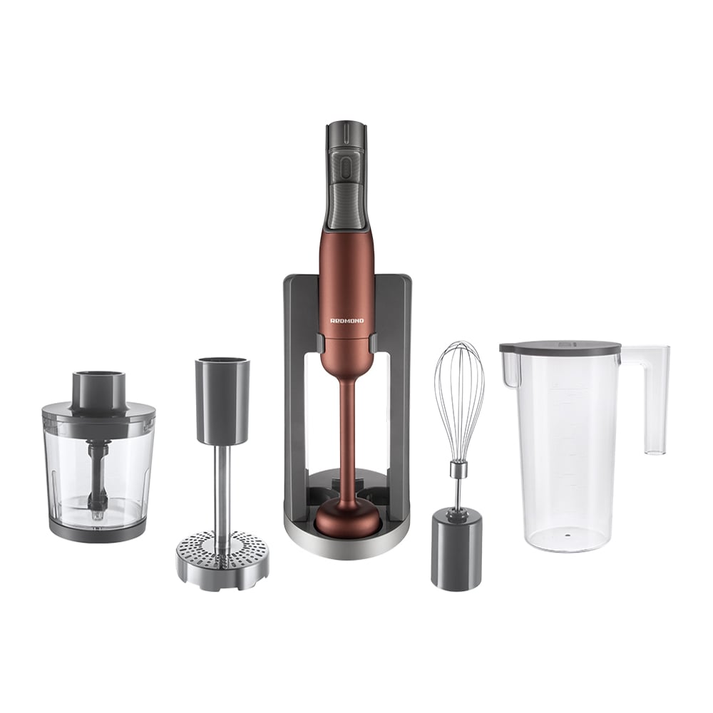 Изображение товара Погружной блендер Redmond BH404 мощность 1500 Вт с дисплеем и 9 скоростями