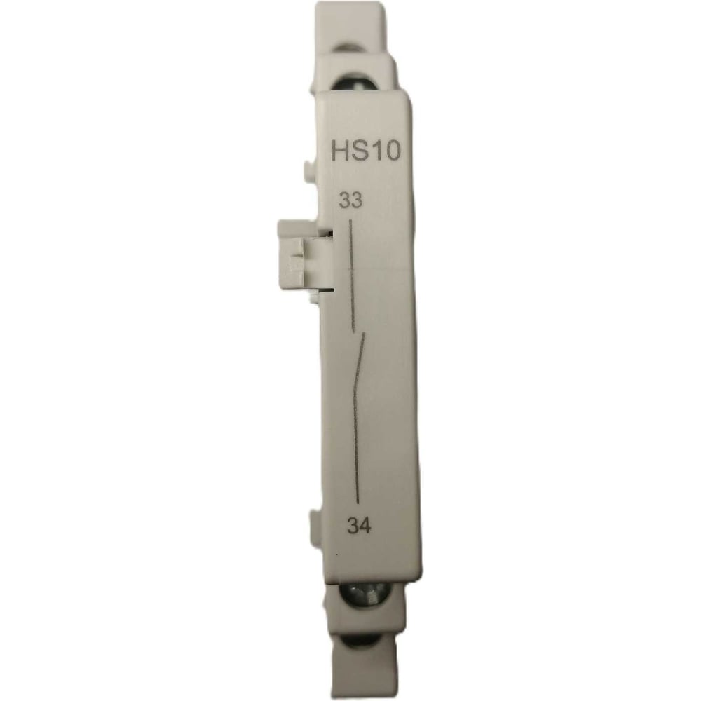 Изображение товара Вспомогательный блок-контакт бокового монтажа iskra HS10 (для автоматов защиты двигателя MS32) УТ-00025821