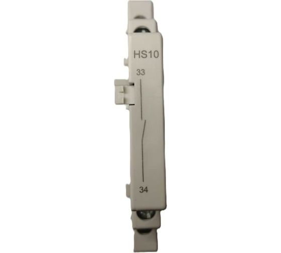 Изображение товара Вспомогательный блок-контакт бокового монтажа iskra HS10 (для автоматов защиты двигателя MS32) УТ-00025821