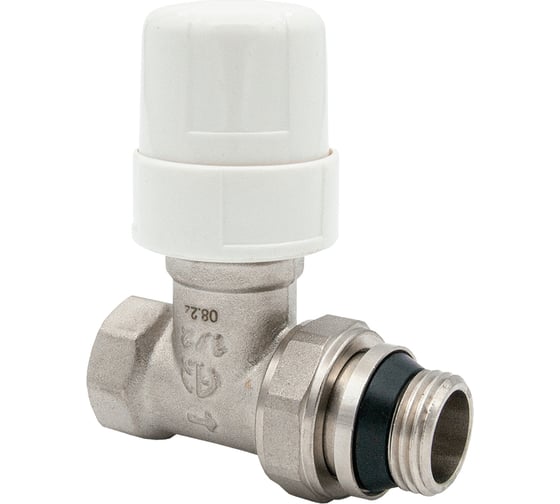 Изображение товара Клапан термостатический для радиатора AQUALINK с уплотнением, прямой, вн-нар 3/4" 2622