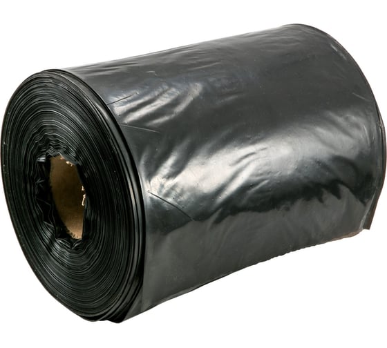 Изображение товара Пленка полиэтиленовая ZintaPack 250 мм, рукав ПВД, 100 мкм, техническая черная, рулон 100 м TL-00014349