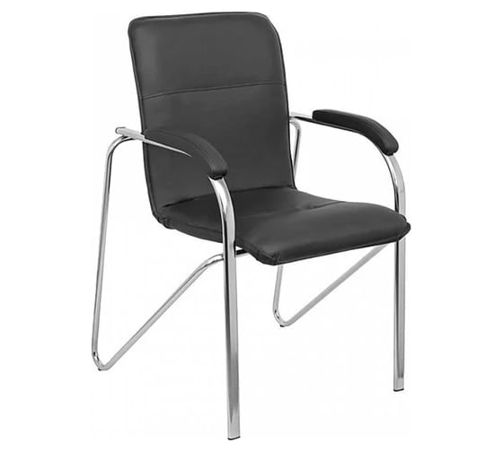 Изображение товара Стул KSG Самба КС 1 РМК 000.457 эк/к Черный, локти мягкие НФ-00000282