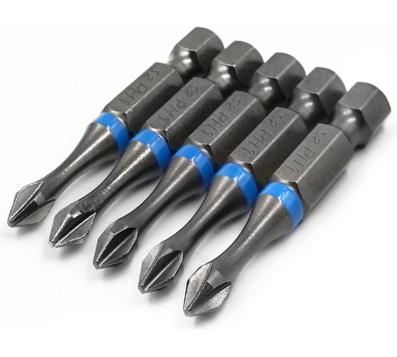 Изображение товара Бита торсионная КF 9990 PH1, 50 мм, намагниченная, 5 шт KREPFIELD 9990БИТАELNARPH1х50-5