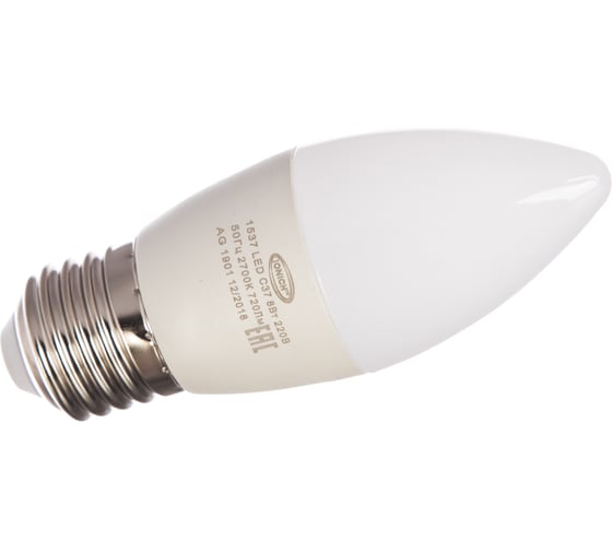 Изображение товара Лампа IONICH ILED-SMD2835-C37-8-720-230-2.7-E27 1537