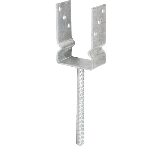 Изображение товара U-образное основание стойки ALBERTS оцинкованное, 91x150 мм 208523