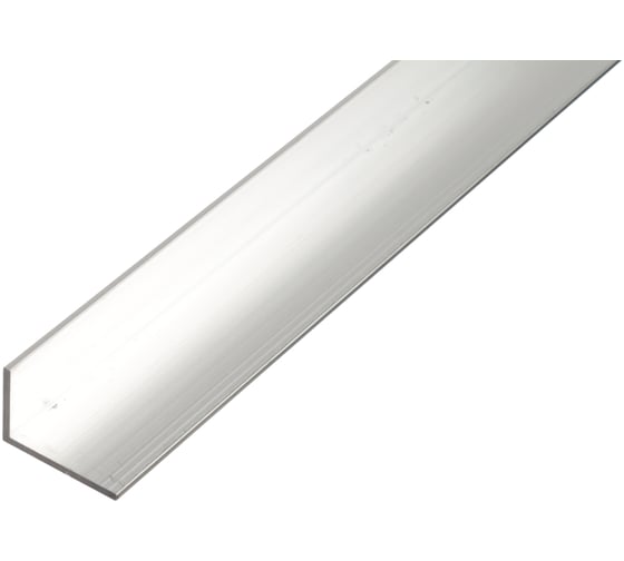 Изображение товара Уголок ALBERTS алюминий, шлифованный, 50х20х2х1000 мм 474072