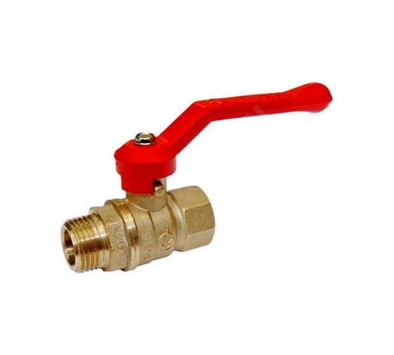 Изображение товара Кран шаровой ГАЛЛОП Креп 321 Ду20 Ру16 м/р, латунь, полнопроходной, рычаг 103202 007-6777