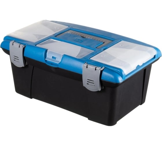 Изображение товара Ящик для инструментов с морозостойкими замками и органайзером Jettools 16" 400х250х180мм JT1602311