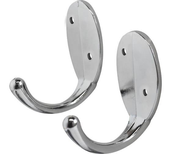 Изображение товара Крючок-вешалка Стандарт 1089 CP хром, европакет, 2 шт. 15790