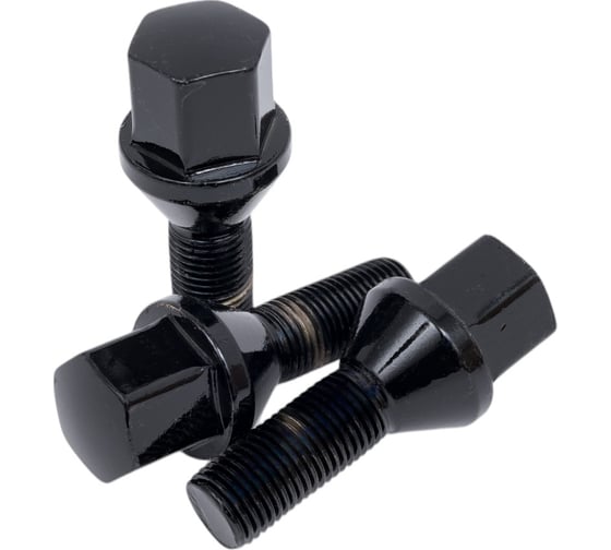 Изображение товара Комплект болтов Черный М12x1.25, 20 шт STARLEKS KK172110/BC