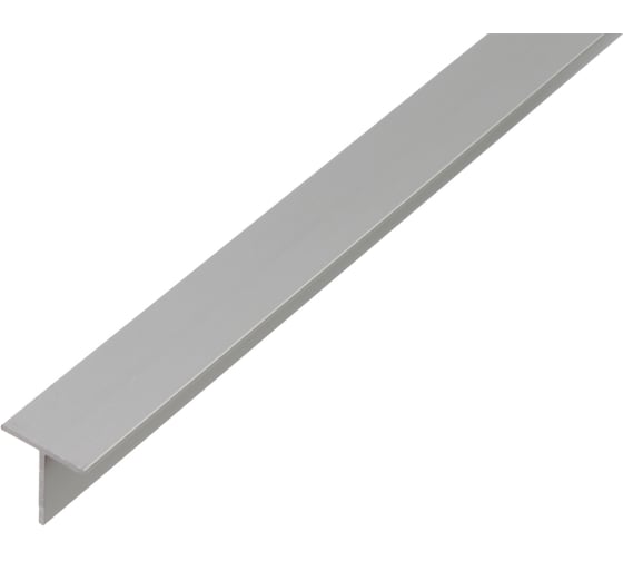 Изображение товара T-образный профиль ALBERTS алюминий, серебристый, 15x15x1.5х2000 мм 474119