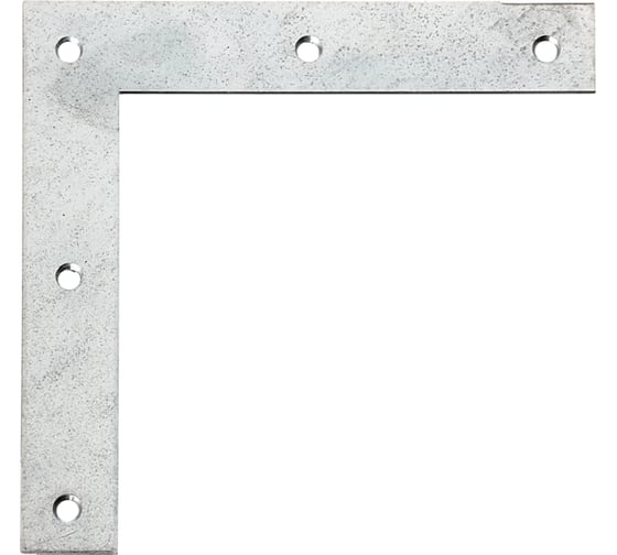 Изображение товара Уголок ALBERTS плоский, оцинкованный, 120x120x20 мм 332853