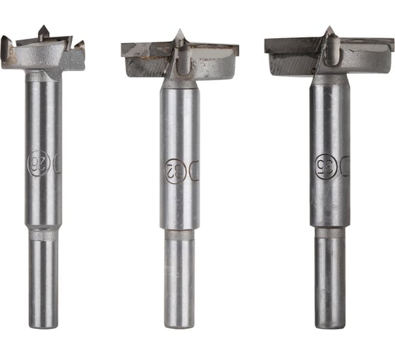 Изображение товара Набор сверл Форстнера 26, 32, 35 мм VIRA 553240