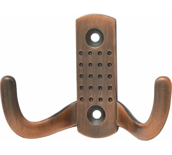 Изображение товара Крючок-вешалка НОРА-М №11 2-х рож. ст.медь 14325