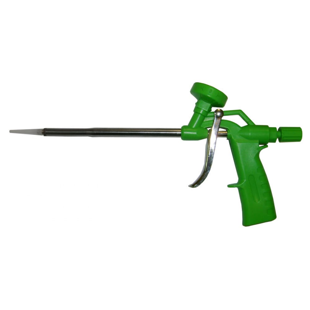 фото Пистолет для монтажной пены skrab с плавной регулировкой зеленый 50500