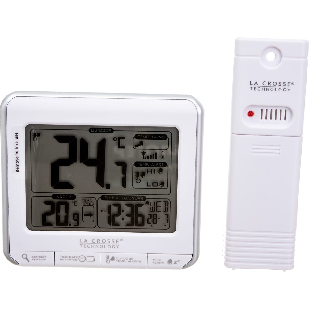 Термометр La Crosse Technology настенные мини электронные часы цифровой термометр и гигрометр часы датчик влажности комнатный термометр