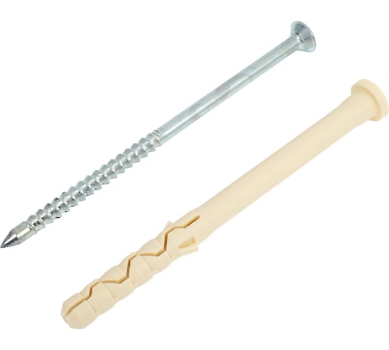 Изображение товара Дюбель-гвоздь с цилиндрической манжетой ЕВРОПАРТНЕР нейлон. PDG LK 8х100, 20 шт. 1 0705 09