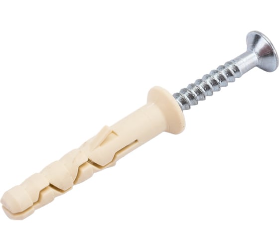 Изображение товара Дюбель-гвоздь с потайной манжетой ЕВРОПАРТНЕР нейлон. PDG UK 5x30, 30 шт. 1 0691 4