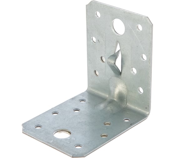 Изображение товара Перфорированный уголок ALBERTS усиленный, оцинкованный, 70х70х55х2 мм 339807