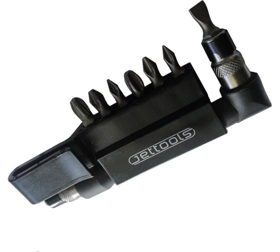 Изображение товара Набор бит с угловой отверткой Jettools 1/4'' 8шт W-6208