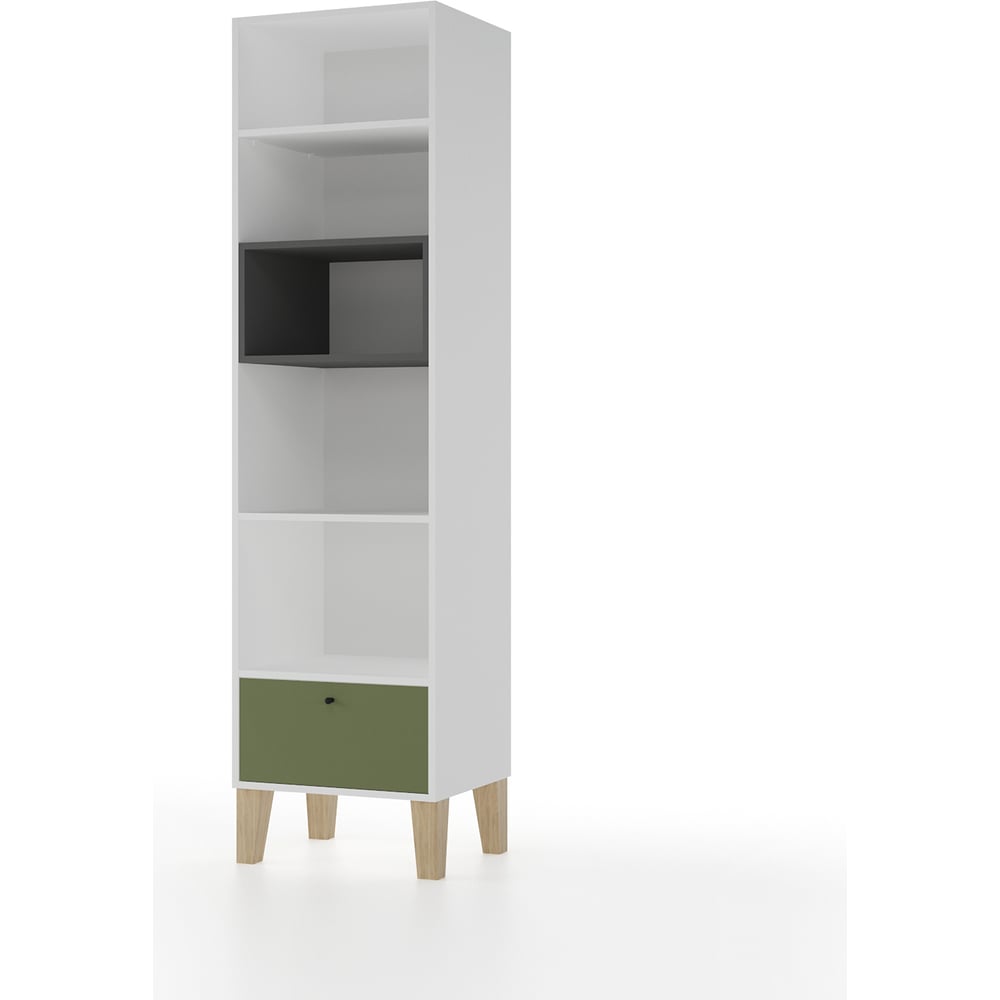 Изображение товара Стеллаж МК Мама STORY Белый шёлк для дома и офиса