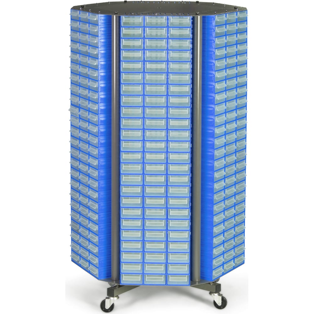 Изображение товара Стеллаж напольный DUEL с поворотными лотками 432 шт CKM30