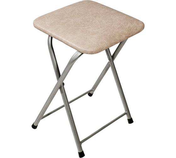Изображение товара Табурет MODULE`S TYLE складной (бежевый печать / хром) ВИ0130