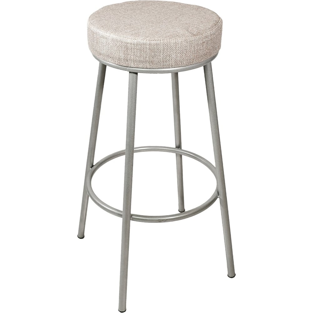 Изображение товара Табурет MODULE`S TYLE Альфа пуф барный (рогожка песок / хром) ВИ0141