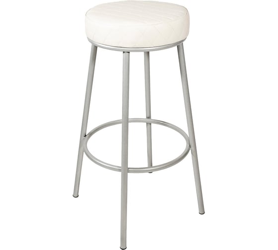 Изображение товара Табурет MODULE`S TYLE Альфа пуф барный (стежка белый / хром) ВИ0143