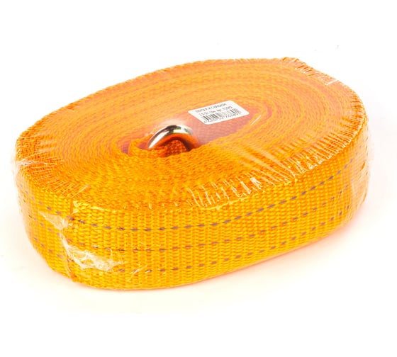 Изображение товара Лента ремня крепления груза с крюком TopAuto 2,5/5т 10 м Л10К5