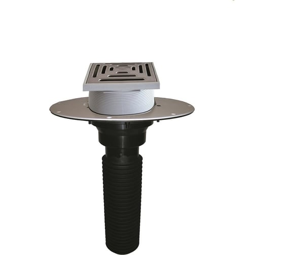 Изображение товара Кровельная воронка для эксплуатируемой кровли и ПВХ-гидроизоляции HL DN110 HL 69BP/1