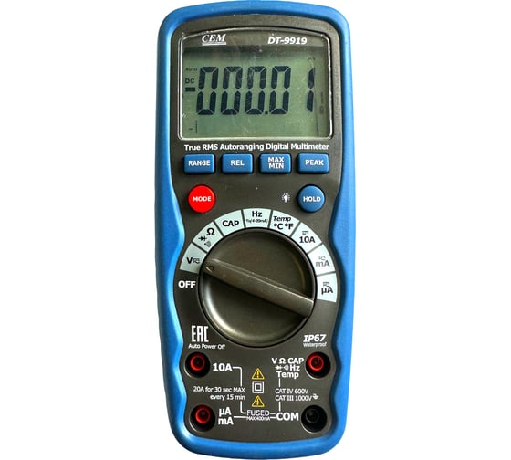 Изображение товара Мультиметр СЕМ DT-9919 685163
