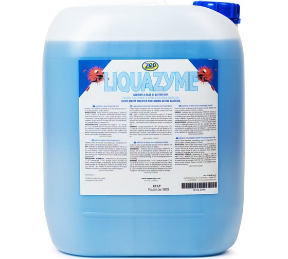 Изображение товара Биопрепарат для прочистки производственных и бытовых труб, для септиков и очистных сооружений Ликвазим 20 л L20LHK2021