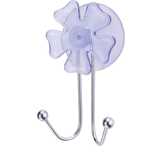 Изображение товара Двойной крючок Рыжий кот на присоске W2082G Цветок 311461