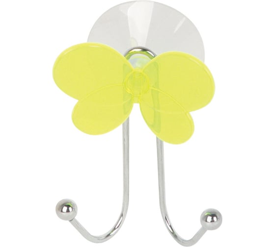 Изображение товара Двойной крючок Рыжий кот на присоске W2065-1 Бабочка 311462