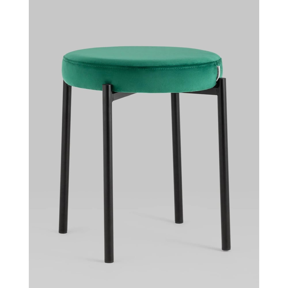 Изображение товара Табурет стопируемый Стул Груп Рио велюр зеленый AV 480-C697-08