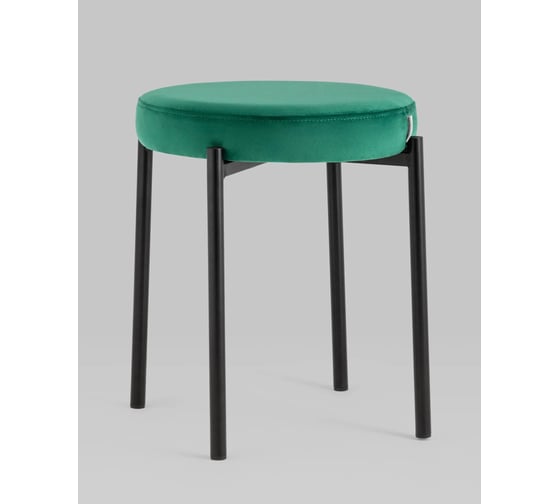 Изображение товара Табурет стопируемый Стул Груп Рио велюр зеленый AV 480-C697-08