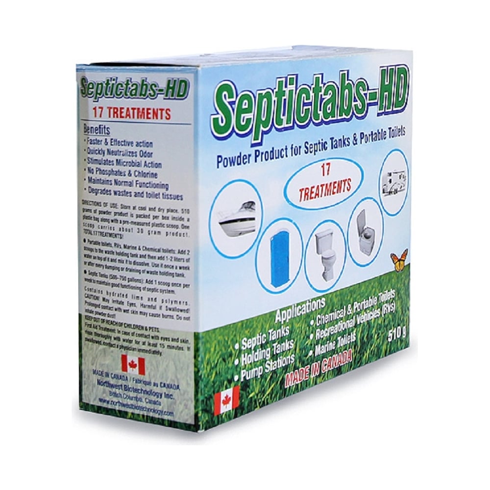 Изображение товара Средство для выгребных ям и баков SEPTICTABS-HD 510 г биоактиватор