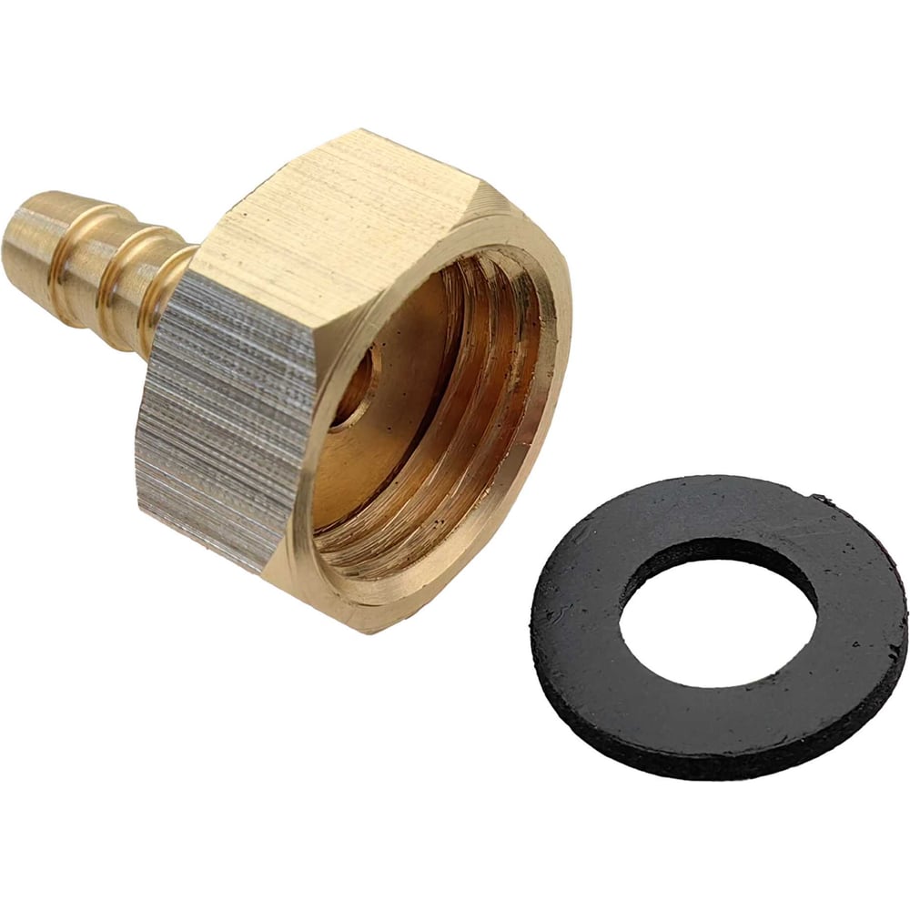 Изображение товара Наконечник 1/2 ВР х 8 мм HG 1897612 - надежный сантехнический соединитель из латуни