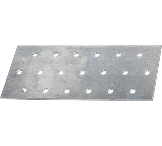 Изображение товара Перфорированная пластина ALBERTS оцинкованная, 140x60х2 мм 331467