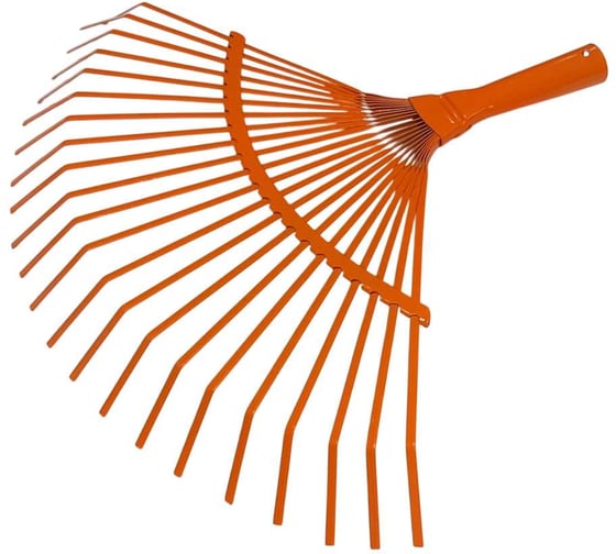 Изображение товара Грабли веерные пластинчатые ООО ПК Тандем-АГРО 22 зуба, окрас порошковый, без черенка 4670016430281