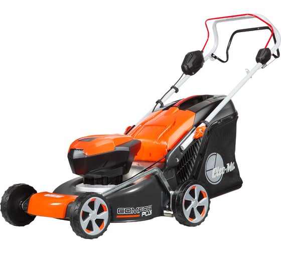 Изображение товара Газонокосилка аккумуляторная Oleo-Mac 40V GI 44 T самоходная с аккумулятором и зарядным устройством 5415-9001S1