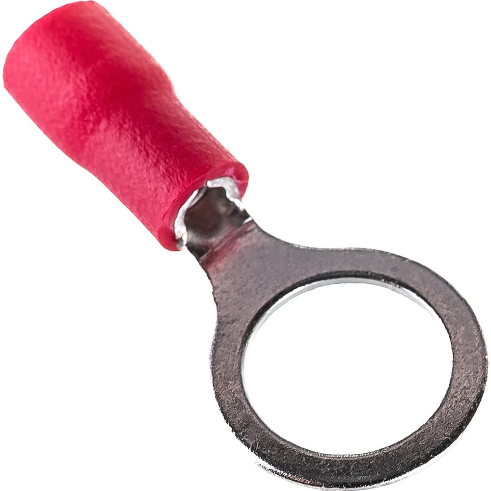 Изолированный кольцевой наконечник REXANT наконечник нки 1 5 10 латунь красный кольцевой изолированный 10 5 мм 0 5 1 5 мм² rexant 08 0017
