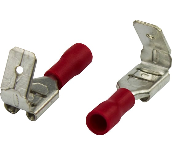 Изображение товара Плоская клемма REXANT изолированная гнездо 7.4мм + штекер - 6.3мм 0.5-1.5мм2 /РПИо 100 шт 08-0414