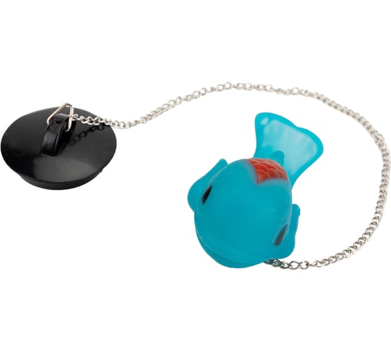 Изображение товара Декоративная пробка для ванной Рыжий кот Кит 007114