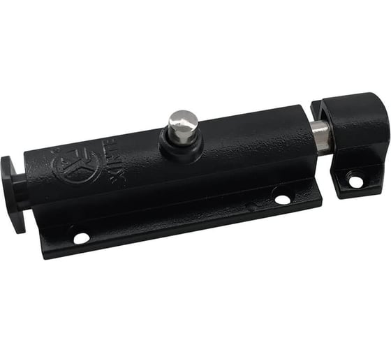 Изображение товара Шпингалет с кнопкой Marlok 01.04.09 (808С) 80 мм, BL (черный) 003169